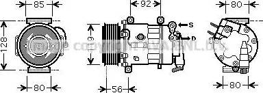 Ava Quality Cooling PE K329 - Kompressor, kondisioner furqanavto.az