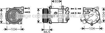 Ava Quality Cooling PE K325 - Kompressor, kondisioner furqanavto.az