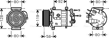 Ava Quality Cooling PE K320 - Kompressor, kondisioner furqanavto.az