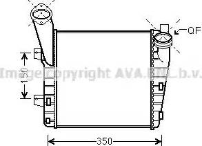 Ava Quality Cooling PR 4056 - Intercooler, şarj cihazı furqanavto.az