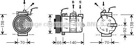 Ava Quality Cooling PR K040 - Kompressor, kondisioner furqanavto.az