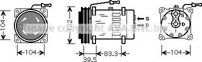 Ava Quality Cooling RE K072 - Kompressor, kondisioner furqanavto.az