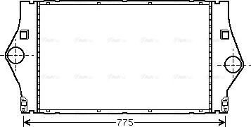 Ava Quality Cooling RT 4447 - Intercooler, şarj cihazı furqanavto.az