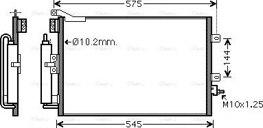 Ava Quality Cooling RT5395D - Kondenser, kondisioner furqanavto.az