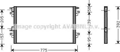 Ava Quality Cooling RT 5366 - Kondenser, kondisioner furqanavto.az