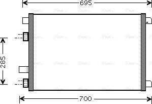 Ava Quality Cooling RTA5305 - Kondenser, kondisioner furqanavto.az