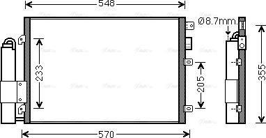 Ava Quality Cooling RT5376D - Kondenser, kondisioner furqanavto.az