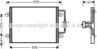 Ava Quality Cooling RT 5256 - Kondenser, kondisioner furqanavto.az