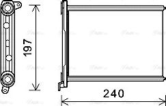 Ava Quality Cooling RT6569 - İstilik dəyişdiricisi, daxili isitmə furqanavto.az