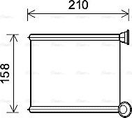 Ava Quality Cooling RT6629 - İstilik dəyişdiricisi, daxili isitmə furqanavto.az