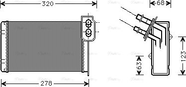 Ava Quality Cooling RT 6048 - İstilik dəyişdiricisi, daxili isitmə furqanavto.az