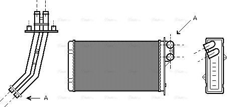 Ava Quality Cooling RT 6170 - İstilik dəyişdiricisi, daxili isitmə furqanavto.az