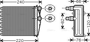 Ava Quality Cooling RT 6380 - İstilik dəyişdiricisi, daxili isitmə furqanavto.az