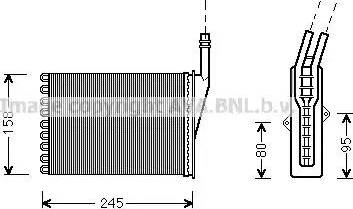 Ava Quality Cooling RT 6249 - İstilik dəyişdiricisi, daxili isitmə furqanavto.az