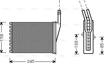 Ava Quality Cooling RT 6250 - İstilik dəyişdiricisi, daxili isitmə furqanavto.az