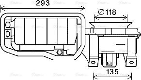 Ava Quality Cooling RT8596 - Daxili üfleyici furqanavto.az