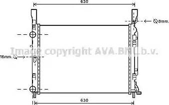 Ava Quality Cooling RT 2469 - Radiator, mühərrikin soyudulması furqanavto.az