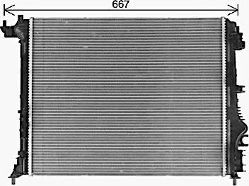 Ava Quality Cooling RT2648 - Radiator, mühərrikin soyudulması furqanavto.az