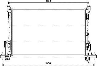 Ava Quality Cooling RT2623 - Radiator, mühərrikin soyudulması furqanavto.az