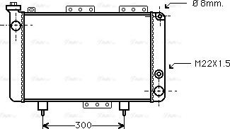 Ava Quality Cooling RT 2001 - Radiator, mühərrikin soyudulması furqanavto.az