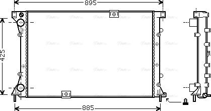 Ava Quality Cooling RT 2360 - Radiator, mühərrikin soyudulması furqanavto.az