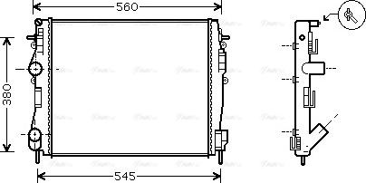 Ava Quality Cooling RT 2309 - Radiator, mühərrikin soyudulması furqanavto.az