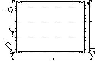 Ava Quality Cooling RT 2301 - Radiator, mühərrikin soyudulması furqanavto.az