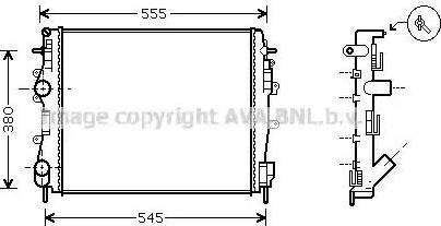 Ava Quality Cooling RT 2325 - Radiator, mühərrikin soyudulması furqanavto.az