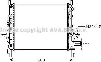 Ava Quality Cooling RT 2206 - Radiator, mühərrikin soyudulması furqanavto.az