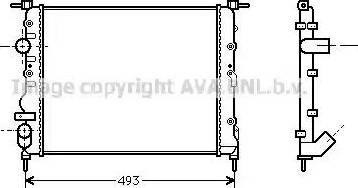 Ava Quality Cooling RT 2218 - Radiator, mühərrikin soyudulması furqanavto.az