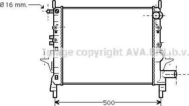 Ava Quality Cooling RT 2217 - Radiator, mühərrikin soyudulması furqanavto.az