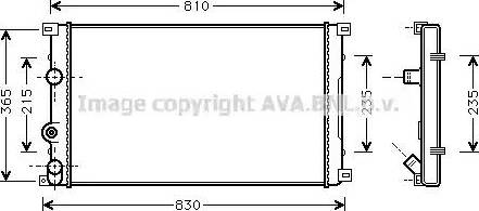 Ava Quality Cooling RT 2276 - Radiator, mühərrikin soyudulması furqanavto.az