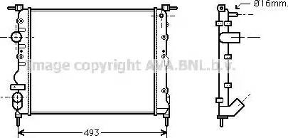 Ava Quality Cooling RT 2271 - Radiator, mühərrikin soyudulması furqanavto.az