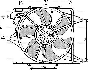Ava Quality Cooling RT 7541 - Fen, radiator furqanavto.az