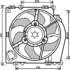 Ava Quality Cooling RT 7542 - Fen, radiator furqanavto.az