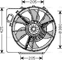 Ava Quality Cooling RT 7536 - Fen, radiator furqanavto.az