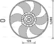 Ava Quality Cooling RT7604 - Fen, radiator furqanavto.az