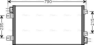 Ava Quality Cooling RTA5342 - Kondenser, kondisioner furqanavto.az