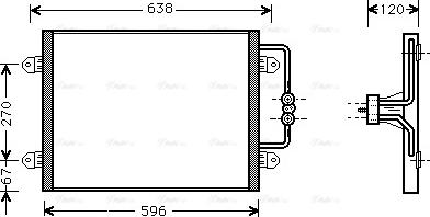 Ava Quality Cooling RTA5256 - Kondenser, kondisioner furqanavto.az