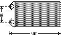 Ava Quality Cooling RTA6439 - İstilik dəyişdiricisi, daxili isitmə furqanavto.az