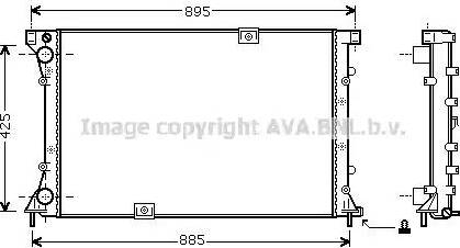 Ava Quality Cooling RTA2313 - Radiator, mühərrikin soyudulması furqanavto.az