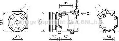 Ava Quality Cooling RTAK468 - Kompressor, kondisioner furqanavto.az