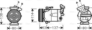 Ava Quality Cooling RTAK437 - Kompressor, kondisioner furqanavto.az