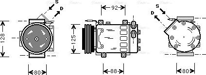 Ava Quality Cooling RTAK039 - Kompressor, kondisioner furqanavto.az