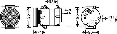 Ava Quality Cooling RTAK103 - Kompressor, kondisioner furqanavto.az