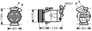 Ava Quality Cooling RTAK384 - Kompressor, kondisioner furqanavto.az