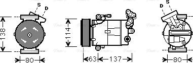 Ava Quality Cooling RT K437 - Kompressor, kondisioner furqanavto.az