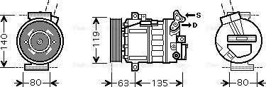 Ava Quality Cooling RT K389 - Kompressor, kondisioner furqanavto.az