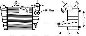 Ava Quality Cooling SA4019 - Intercooler, şarj cihazı furqanavto.az