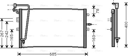 Ava Quality Cooling SB 5039 - Kondenser, kondisioner furqanavto.az